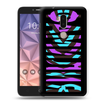 Силиконовый чехол на Alcatel A7 XL с принтом ФАМИЛИЯ