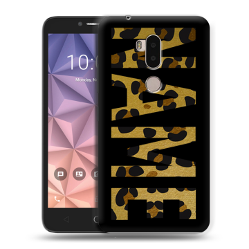 Силиконовый чехол на Alcatel A7 XL с принтом NAME
