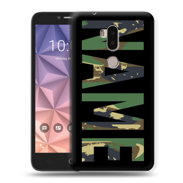 Силиконовый чехол на Alcatel A7 XL с принтом NAME