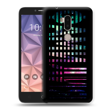 Силиконовый чехол на Alcatel A7 XL с принтом ФАМИЛИЯ