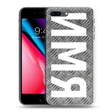 Силиконовый чехол на Iphone 8 Plus с принтом ИМЯ
