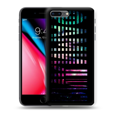 Силиконовый чехол на Iphone 8 Plus с принтом ФАМИЛИЯ