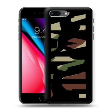 Силиконовый чехол на Iphone 8 Plus с принтом NAME