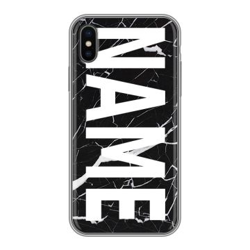 Силиконовый чехол на Iphone x10 с принтом NAME