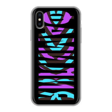 Силиконовый чехол на Iphone x10 с принтом ФАМИЛИЯ