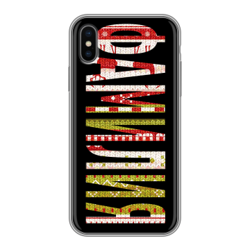 Силиконовый чехол на Iphone x10 с принтом ФАМИЛИЯ