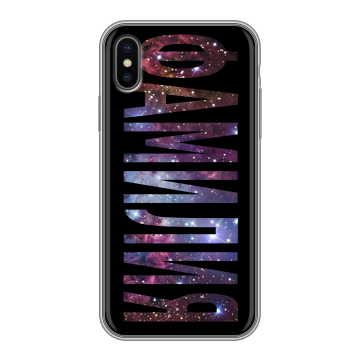 Силиконовый чехол на Iphone x10 с принтом ФАМИЛИЯ