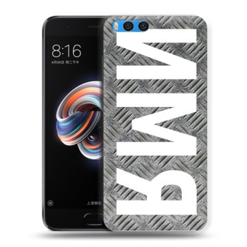 Силиконовый чехол на Xiaomi Mi Note 3 с принтом ИМЯ
