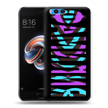 Силиконовый чехол на Xiaomi Mi Note 3 с принтом ФАМИЛИЯ
