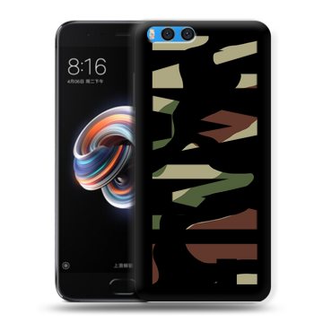 Силиконовый чехол на Xiaomi Mi Note 3 с принтом NAME