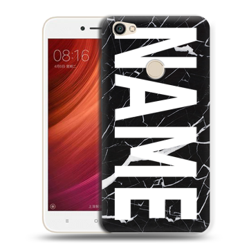 Силиконовый чехол на Xiaomi RedMi Note 5A Pro с принтом NAME