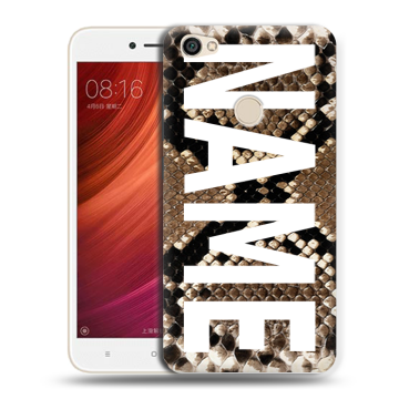 Силиконовый чехол на Xiaomi RedMi Note 5A Pro с принтом NAME