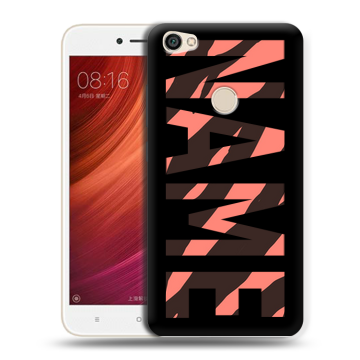 Силиконовый чехол на Xiaomi RedMi Note 5A Pro с принтом NAME