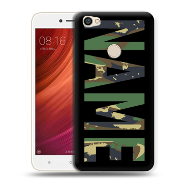 Силиконовый чехол на Xiaomi RedMi Note 5A Pro с принтом NAME