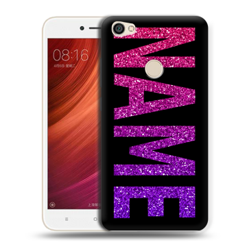Силиконовый чехол на Xiaomi RedMi Note 5A Pro с принтом NAME