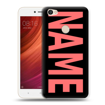 Силиконовый чехол на Xiaomi RedMi Note 5A Pro с принтом NAME