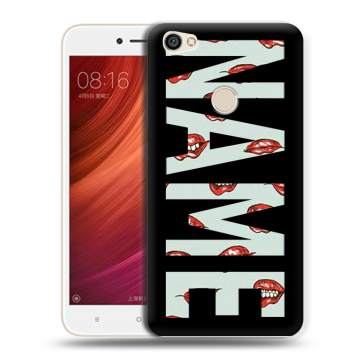 Силиконовый чехол на Xiaomi RedMi Note 5A Pro с принтом NAME