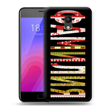 Пластиковый чехол на Meizu M6 с принтом ФАМИЛИЯ