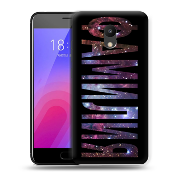 Пластиковый чехол на Meizu M6 с принтом ФАМИЛИЯ