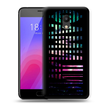 Пластиковый чехол на Meizu M6 с принтом ФАМИЛИЯ