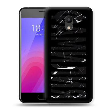 Пластиковый чехол на Meizu M6 с принтом ФАМИЛИЯ