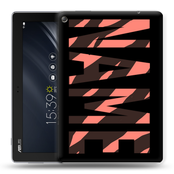 Силиконовый чехол на ASUS ZenPad 10 Z301ML с принтом NAME