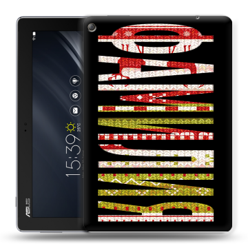 Силиконовый чехол на ASUS ZenPad 10 Z301ML с принтом ФАМИЛИЯ