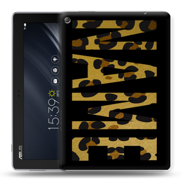 Силиконовый чехол на ASUS ZenPad 10 Z301ML с принтом NAME