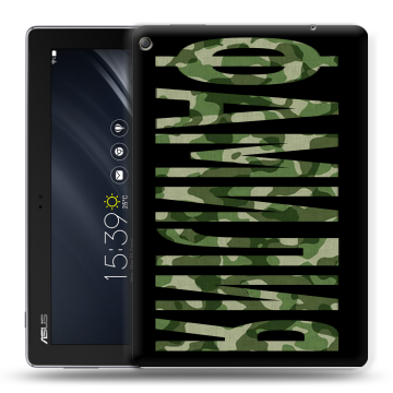 Силиконовый чехол на ASUS ZenPad 10 Z301ML с принтом ФАМИЛИЯ