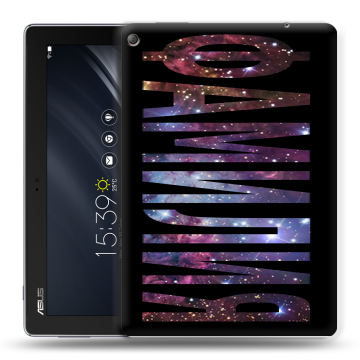 Силиконовый чехол на ASUS ZenPad 10 Z301ML с принтом ФАМИЛИЯ
