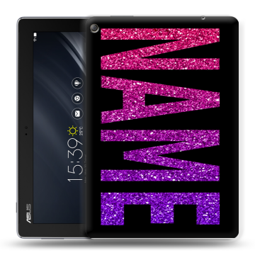 Силиконовый чехол на ASUS ZenPad 10 Z301ML с принтом NAME