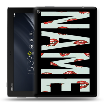 Силиконовый чехол на ASUS ZenPad 10 Z301ML с принтом NAME