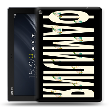 Силиконовый чехол на ASUS ZenPad 10 Z301ML с принтом ФАМИЛИЯ