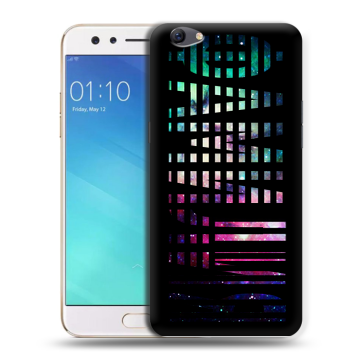 Силиконовый чехол на OPPO F3 с принтом ФАМИЛИЯ