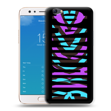Силиконовый чехол на OPPO F3 Plus с принтом ФАМИЛИЯ