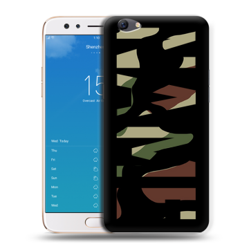 Силиконовый чехол на OPPO F3 Plus с принтом NAME