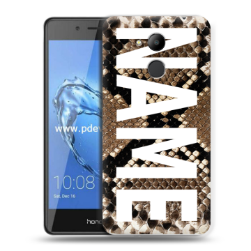 Пластиковый чехол на Huawei Honor 6C Pro с принтом NAME