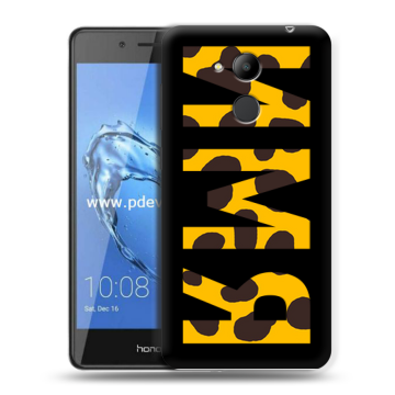 Пластиковый чехол на Huawei Honor 6C Pro с принтом ИМЯ
