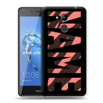 Пластиковый чехол на Huawei Honor 6C Pro с принтом NAME