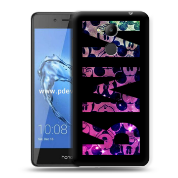 Пластиковый чехол на Huawei Honor 6C Pro с принтом ИМЯ