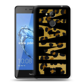 Пластиковый чехол на Huawei Honor 6C Pro с принтом NAME