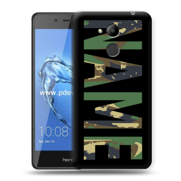 Пластиковый чехол на Huawei Honor 6C Pro с принтом NAME