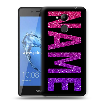 Пластиковый чехол на Huawei Honor 6C Pro с принтом NAME