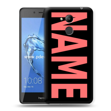 Пластиковый чехол на Huawei Honor 6C Pro с принтом NAME