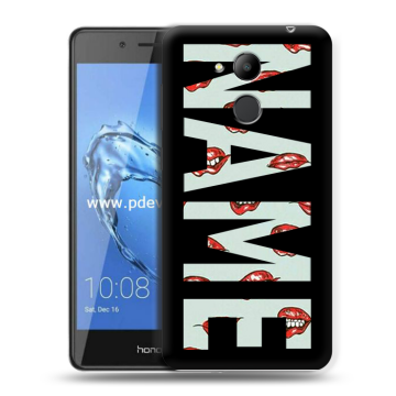 Пластиковый чехол на Huawei Honor 6C Pro с принтом NAME