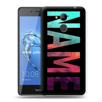 Пластиковый чехол на Huawei Honor 6C Pro с принтом NAME
