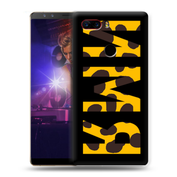 Пластиковый чехол на ZTE Nubia Z17S с принтом ИМЯ