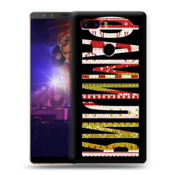 Пластиковый чехол на ZTE Nubia Z17S с принтом ФАМИЛИЯ