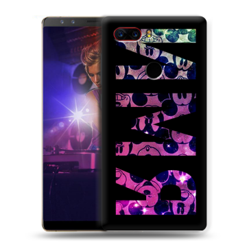 Пластиковый чехол на ZTE Nubia Z17S с принтом ИМЯ