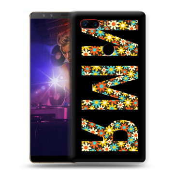 Пластиковый чехол на ZTE Nubia Z17S с принтом ИМЯ